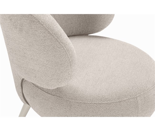 Sillón decorativo LIVA color beige Beige