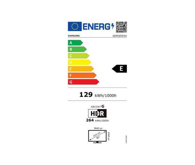 TV SAMSUNG QEQ60DAU Smart TV 4K ULTRA HD Negro