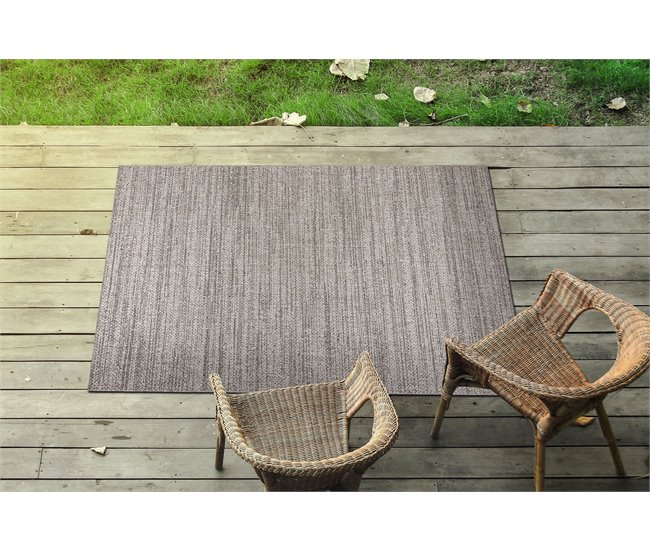 Alfombra de cuerda sisal FLOORLUX 20389 MELANŻ 140x200 Gris