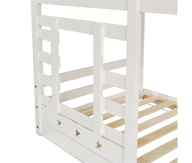 Cama litera 96x257 Blanco