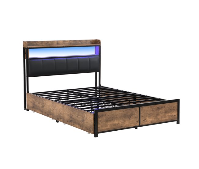 Camas de matrimonio Negro