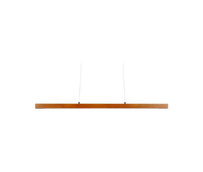 Beliani Lámpara colgante STEWARTS Madera Oscura