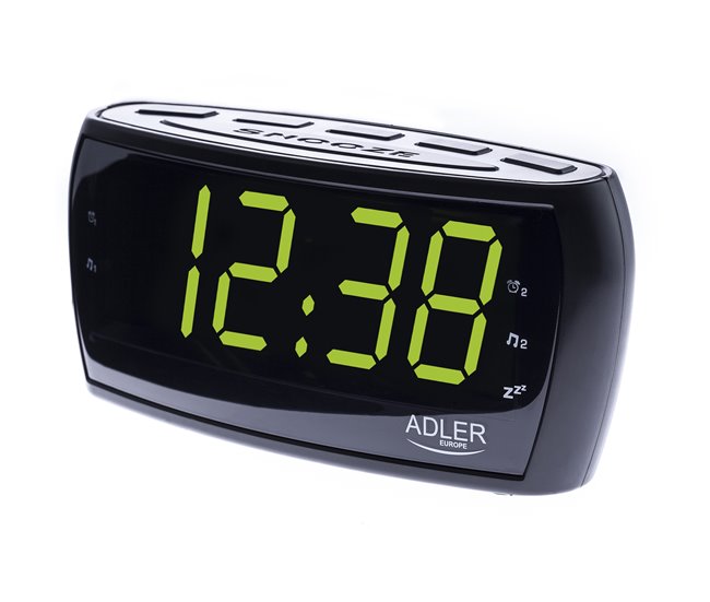 Despertador Adler AD1121 Negro