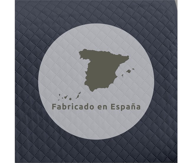 Funda Protectora de Sofá Acolchada Gris Oscuro