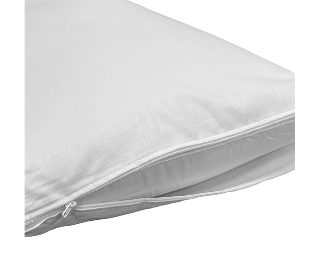 Almohada Segura Moshy de Fibra Alta 75x35 Blanco