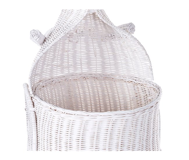 Beliani Cesta KAPITI Blanco/ Beige
