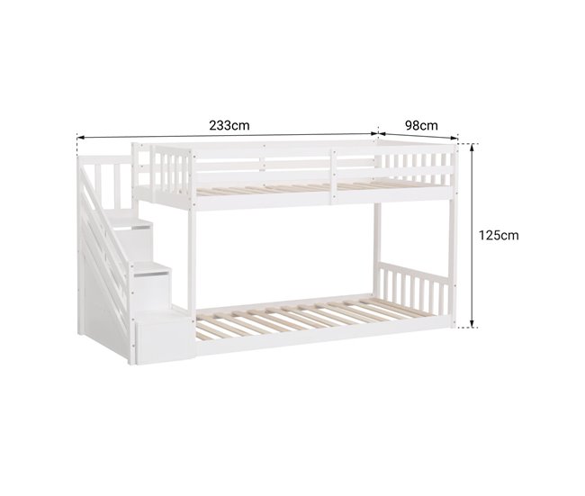 Litera infantil Blanco