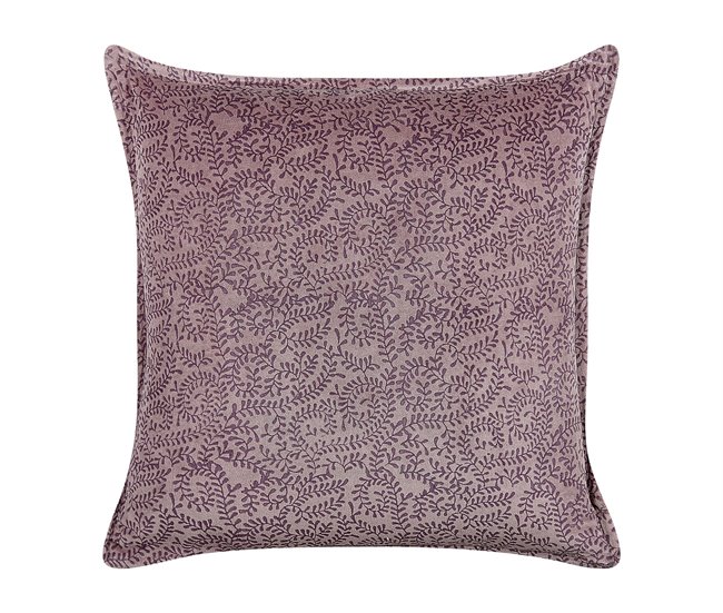 Beliani Cojín decorativo KALMIA Rosa
