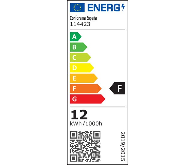 Lámpara techo AYUMU marca CONFORAMA Negro