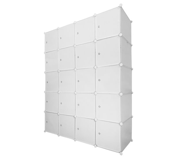 Armario Vestidor Cube Personalizable Boxed Premium Blanco