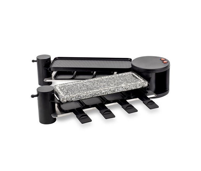 Raclette 4 En 1 Convival Design Rp360 H Koenig Negro