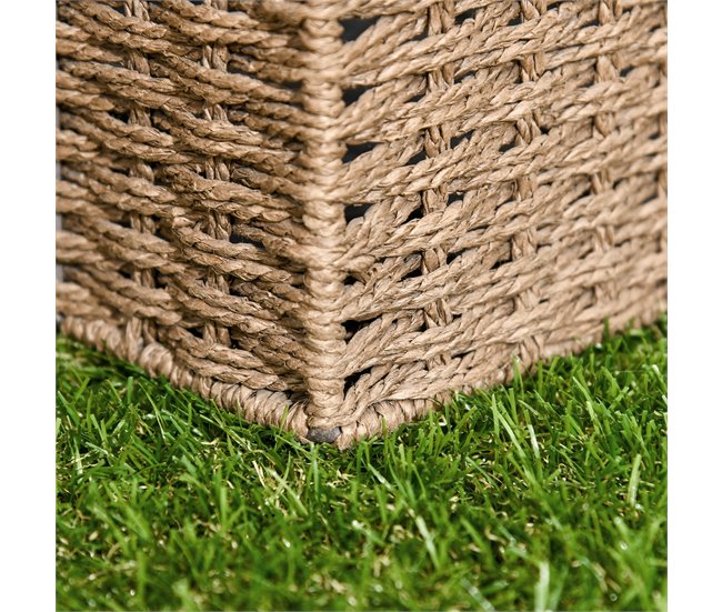 Césped Artificial PE, PP Outsunny Verde