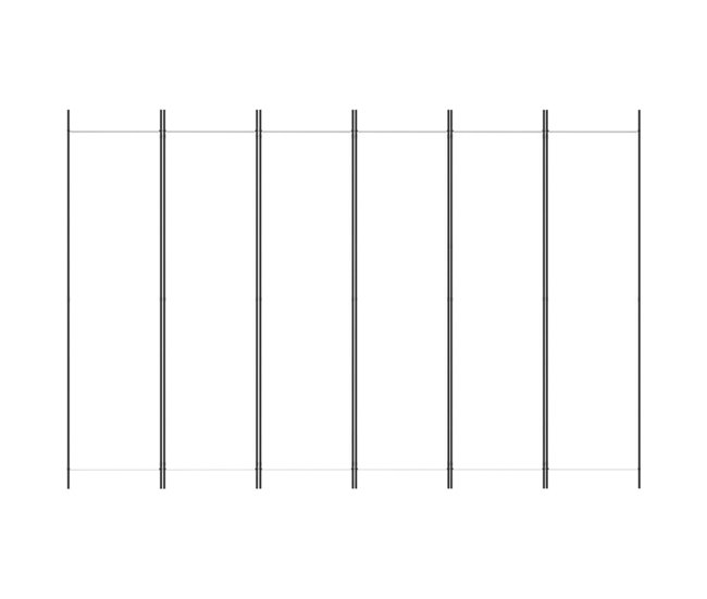 Biombo - Separador Divisor de 6 paneles Blanco