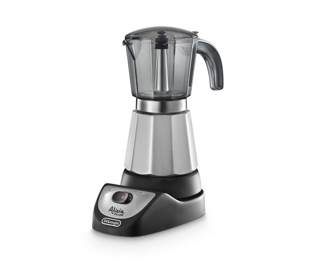Cafetera Italiana Eléctrica Alicia EMK6 Plateado