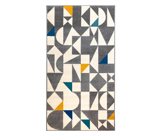 Alfombra GINA 21243651 Geométrico Gris