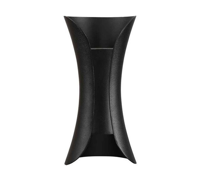 Aplique De Pared Metal Serie Dickens Negro