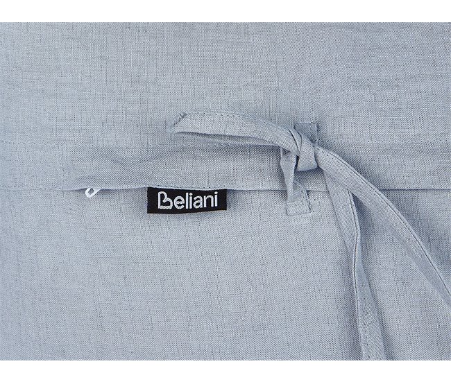 Beliani Cojín decorativo SASSAFRAS 45x10 Azul Claro