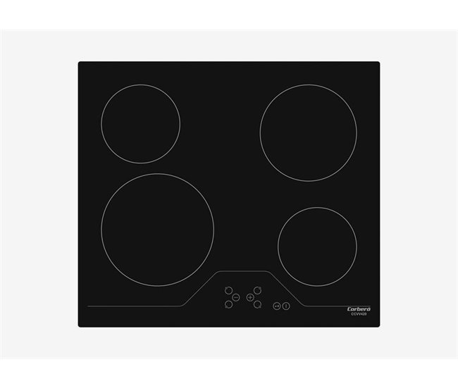 Conjunto Vitrocerámica + Horno Convencional CORBERÓ Negro/ Inox
