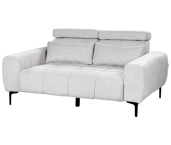 Beliani Sofá de 2 plazas Poliéster VEGAMO Beige