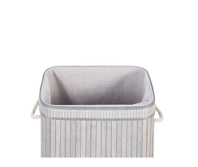 Beliani Estante de baño pequeño KALUTARA Gris
