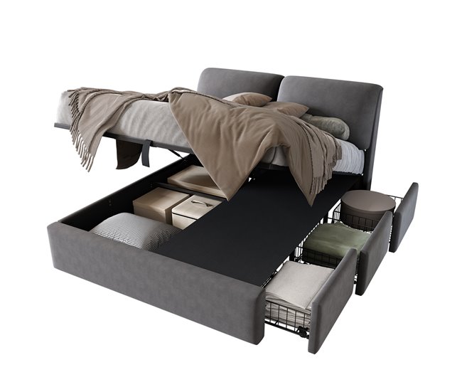 Canapés abatibles Gris