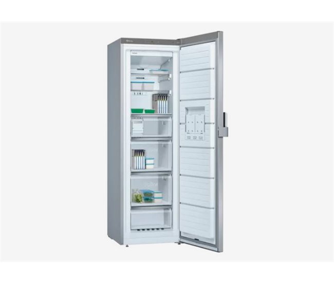 Congelador Vertical 186 cm color Inox Antihuellas 242L Inox