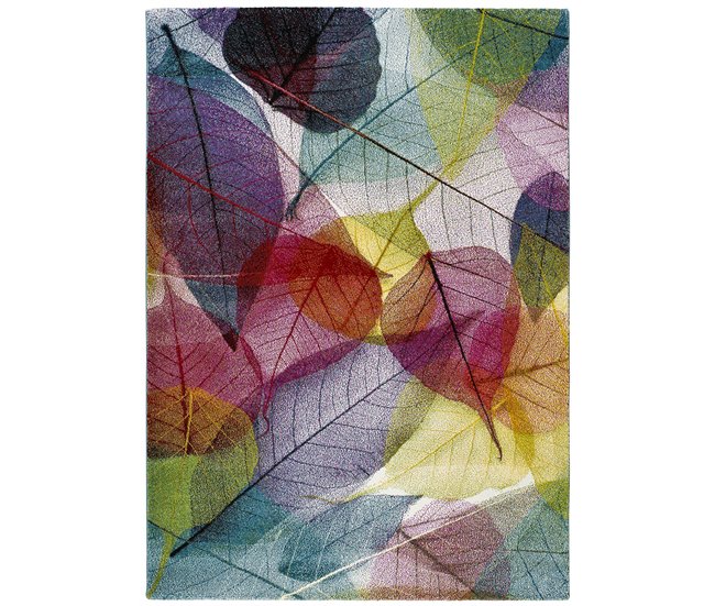 Alfombra con motivos naturales COLORS - ATTICGO 120x170 Multicolor