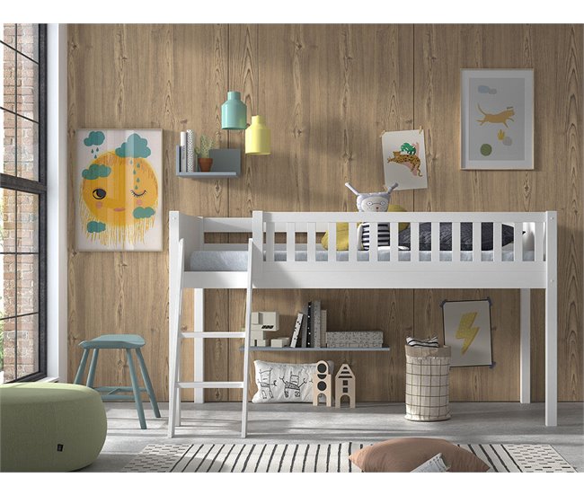 CAMA ALTA SCOTT Blanco