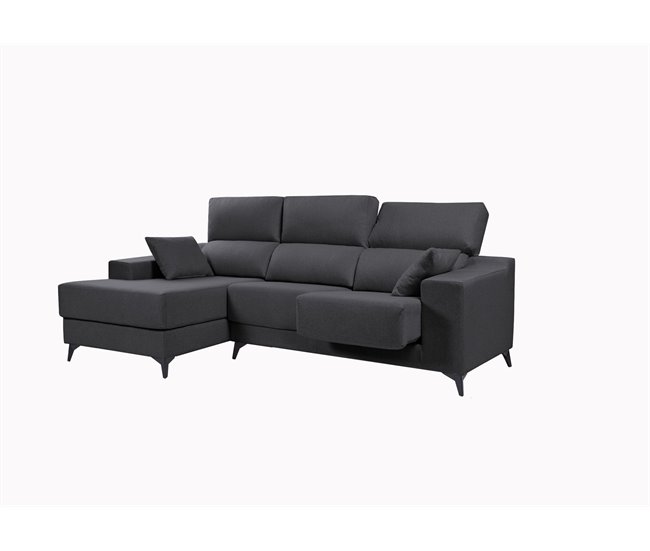 Chaise longue M NOELIA Antracita