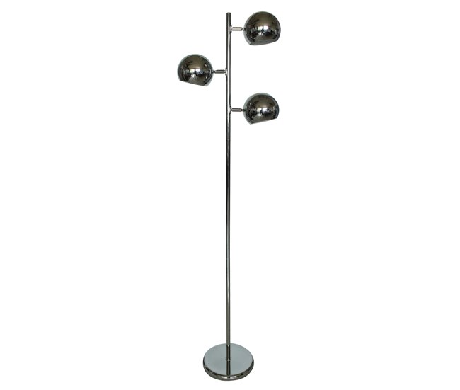 Lámpara de pie VINTAGE 3 luces 162cm Plateado