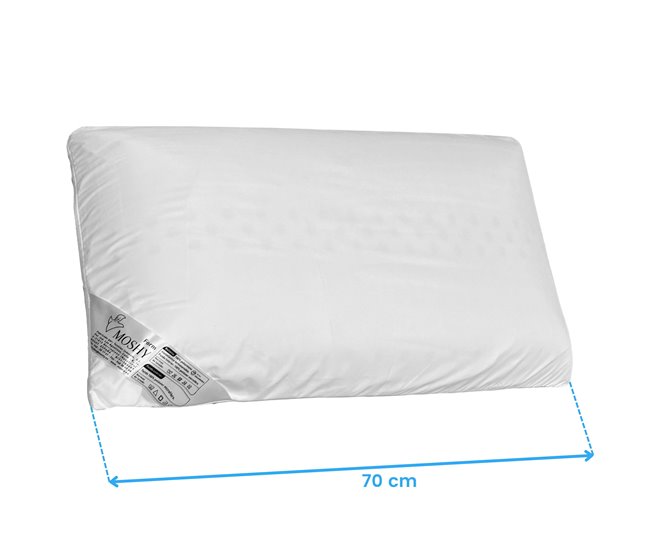 Almohada Viscoelástica Form Moshy Altura Media 70x35 Blanco