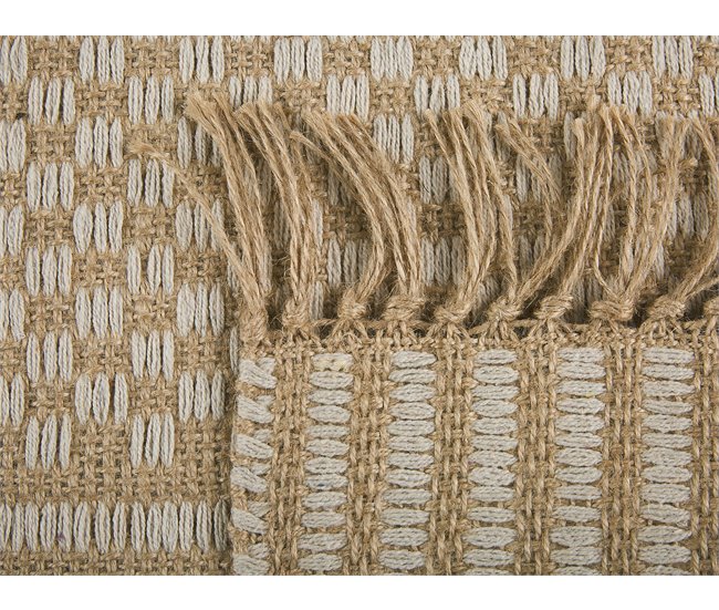 Beliani Alfombra de pelo corto ADABAG 50x80 Beige