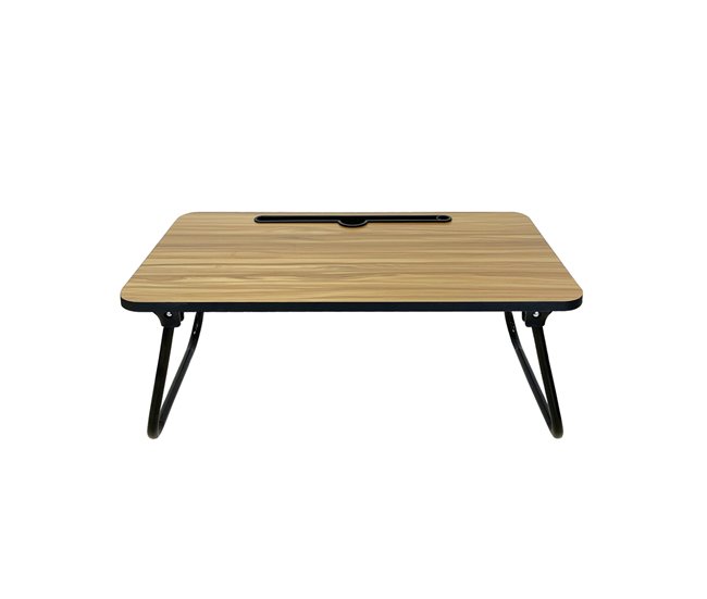 Acomoda Textil – Mesa Laptop Plegable de Madera Madera