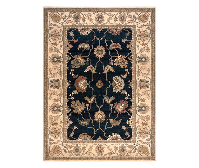 Alfombra de lana POLONIA Loare Marco 170x235 Azul