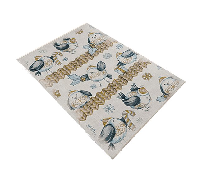 Alfombra De 80 X 150Cm 150x80 Beige