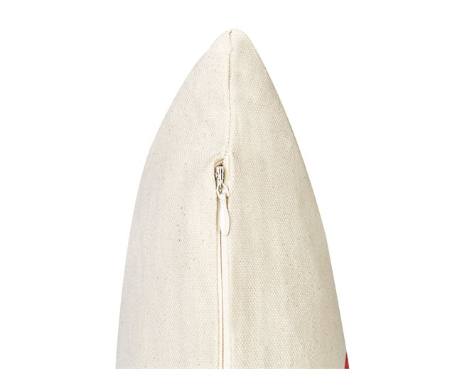 Beliani Cojín decorativo PLUMERIA Beige