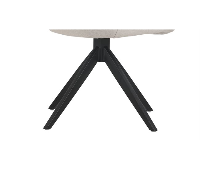 Silla comedor rotativa LLAVE Beige