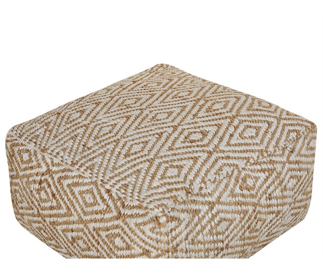 Beliani Puf MASKI Beige