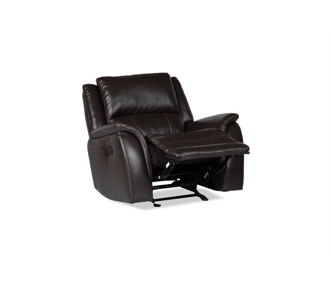Sillón relax eléctrico color marrón NINFA Marron