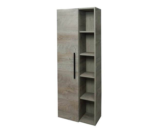 Armario de columna efecto madera 51 Madera Clara