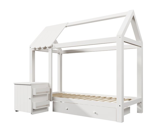 Camas infantiles 162x205 Blanco