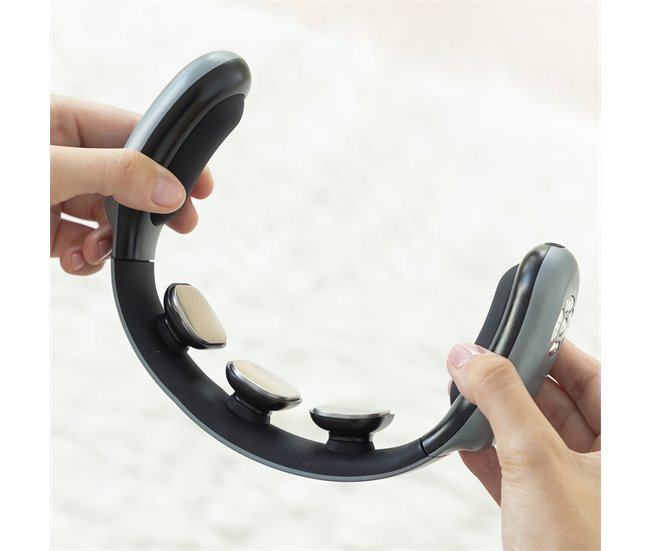 Masajeador Cervical Recargable con Mando Negro