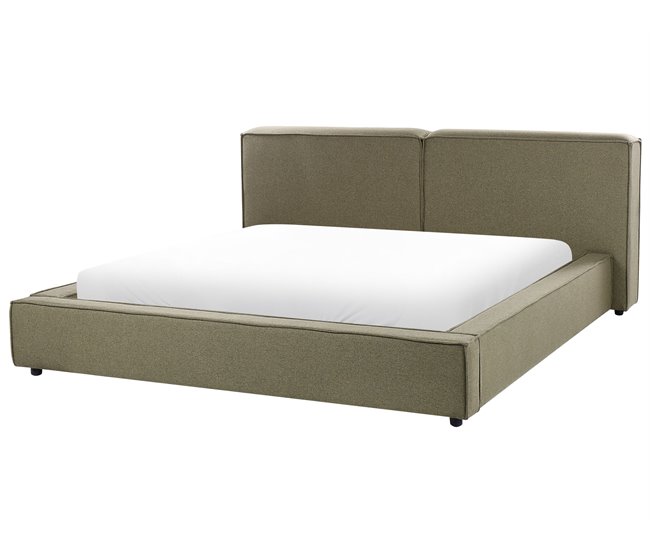 Beliani Cama Poliéster LINARDS 230x242 Gris