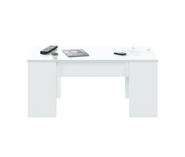 Mesa de centro elevable MARTIN Blanco