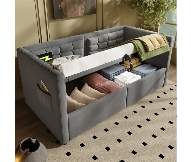 Camas nido 106x205 Gris