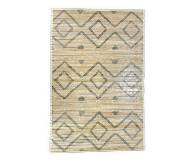 Acomoda Textil – Alfombra Bambú para Interior y Exterior. 120x150 Marron