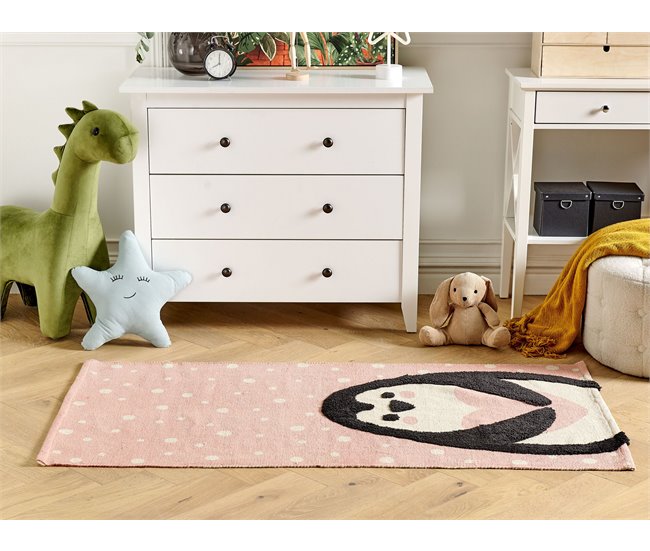 Beliani De pelo corto PENGKOL Rosa