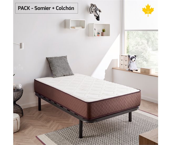 Pack Colchon + Somier Descansin | Alta Firmeza 