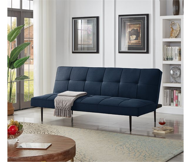 Sofá cama 3 plazas BOWY Azul