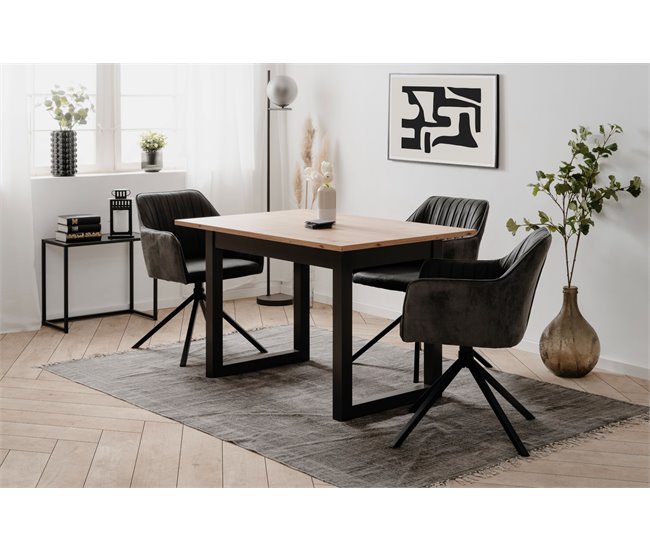 Mesa Extensible Denver 4/6 Plazas Roble